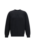 Balmain Men Vintage Embroidered Logo Sweatshirt
