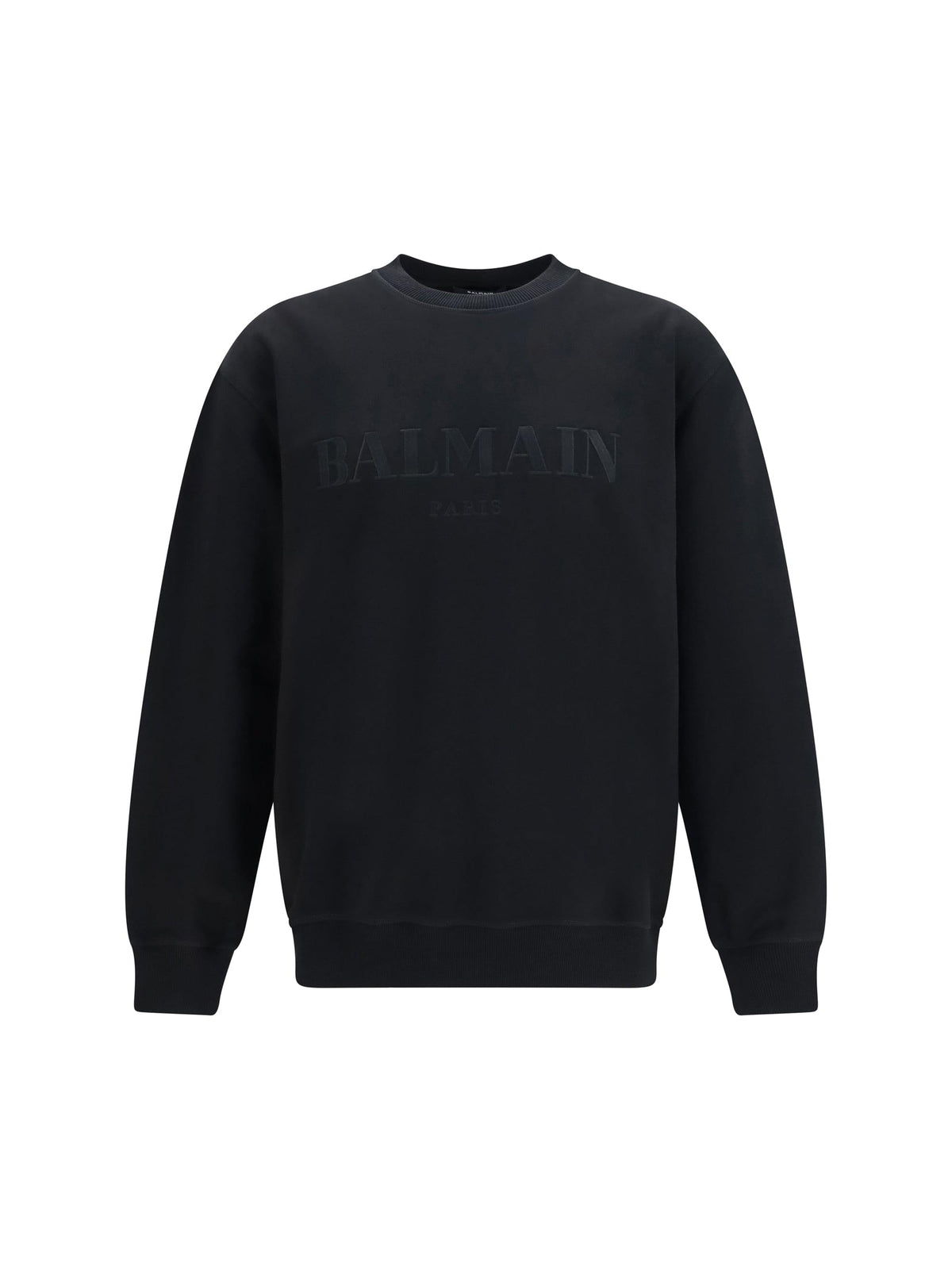Balmain Men Vintage Embroidered Logo Sweatshirt