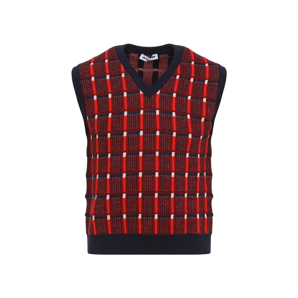 Jil Sander Sleeveless Knitted Vest Men