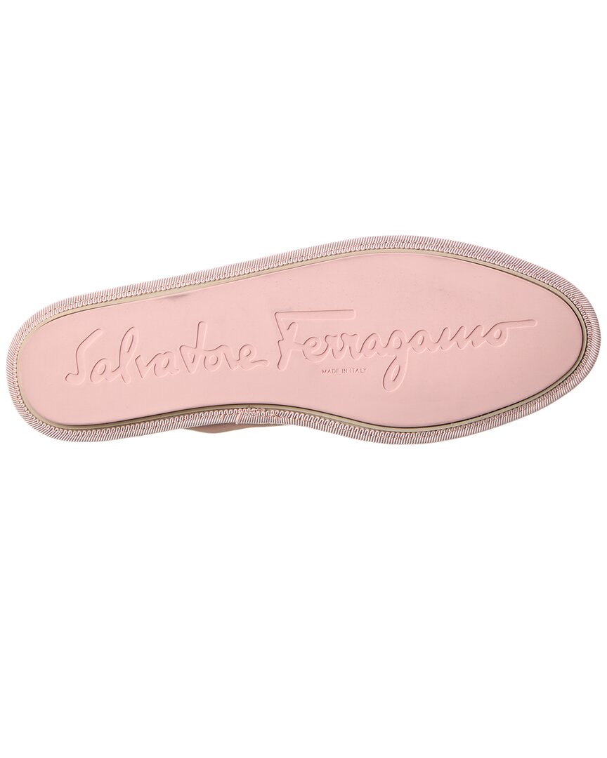 Ferragamo Varina Voy Leather Ballet Flat