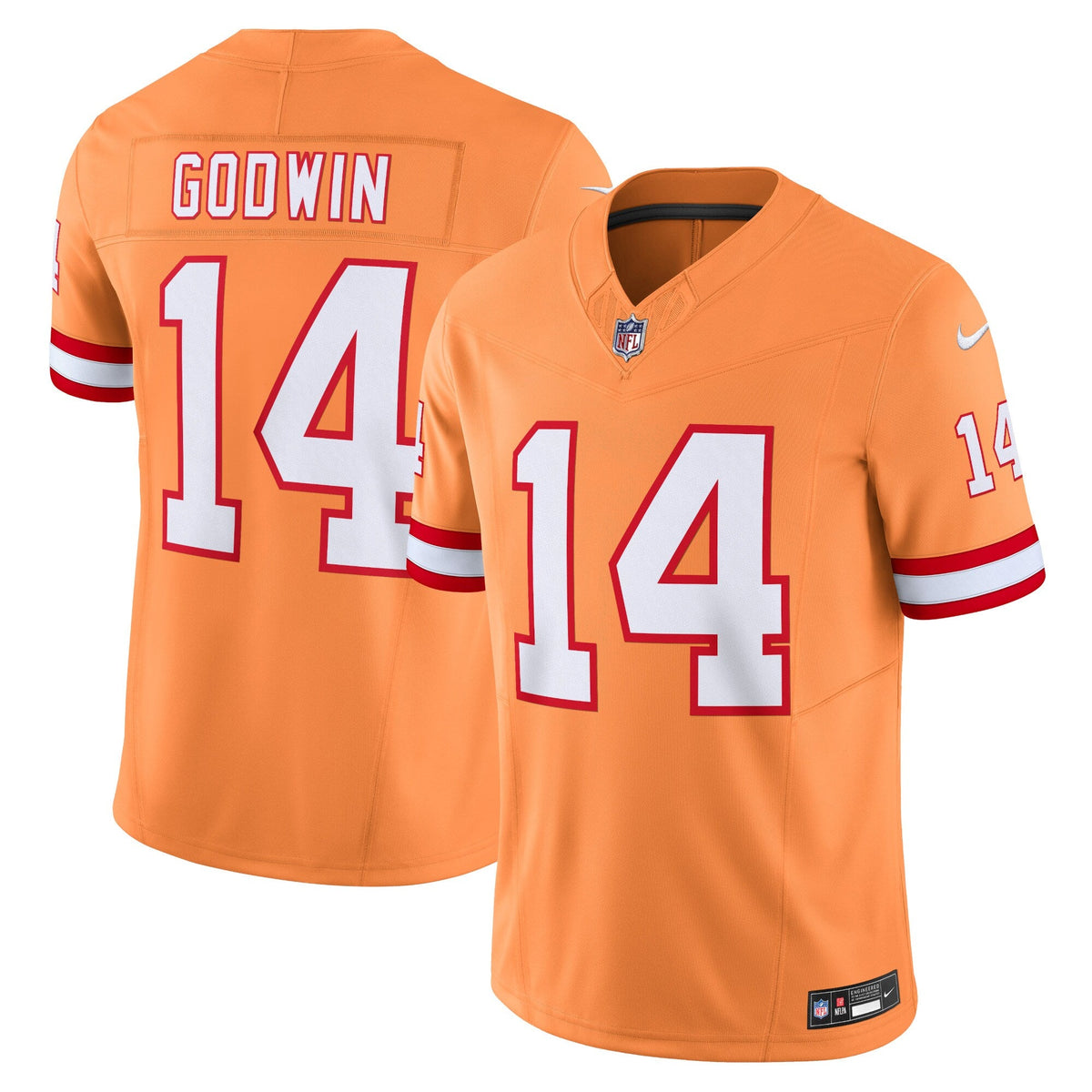 Tampa Bay Buccaneers Chris Godwin Orange Vapor F.U.S.E. Limited Jersey