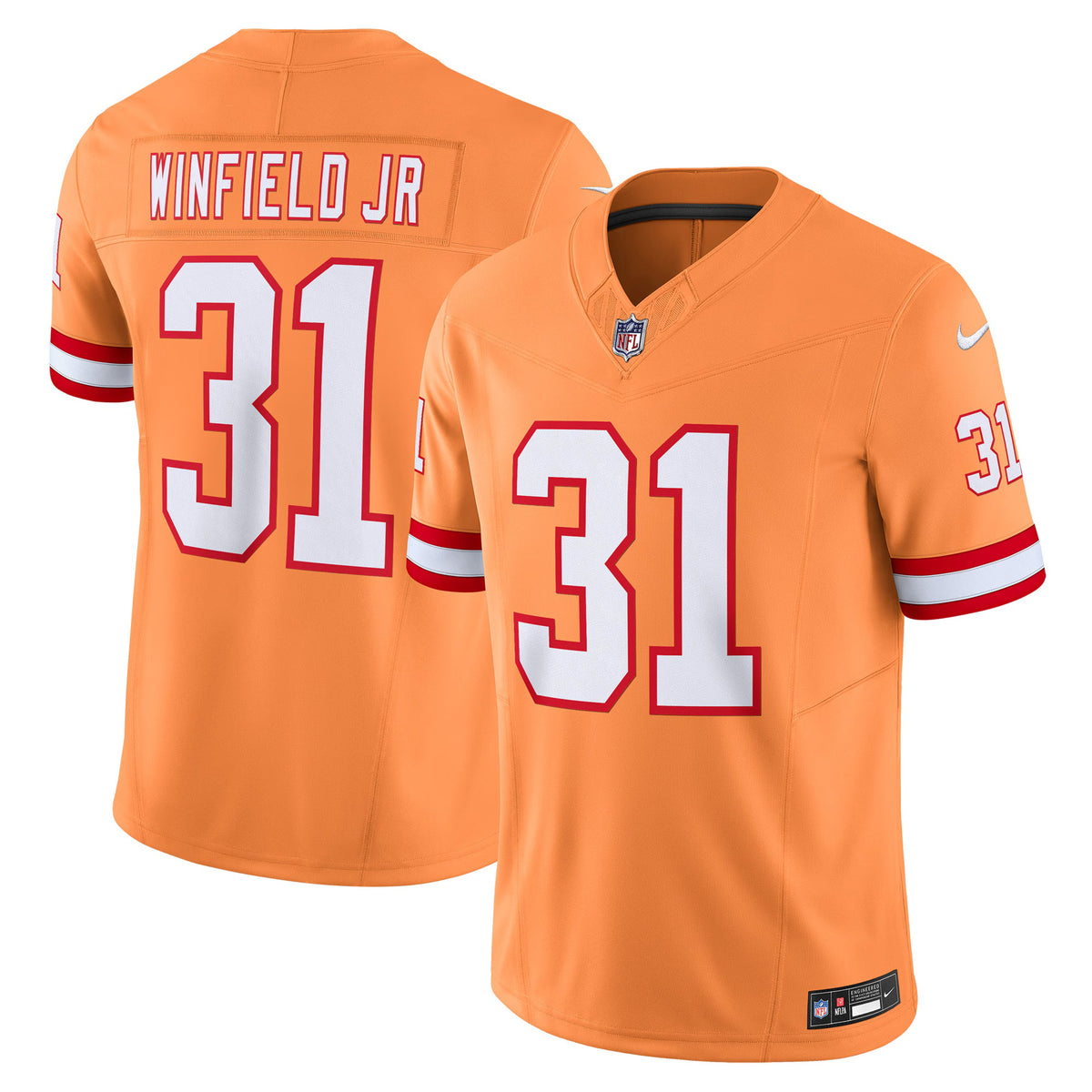 Tampa Bay Buccaneers Antoine Winfield Jr. Orange Vapor F.U.S.E. Limited Jersey