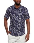Onia Linen-Blend Printed Shirt