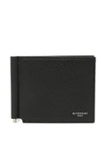 Givenchy Men Leather Bi-Fold Card Case With Bill Clip