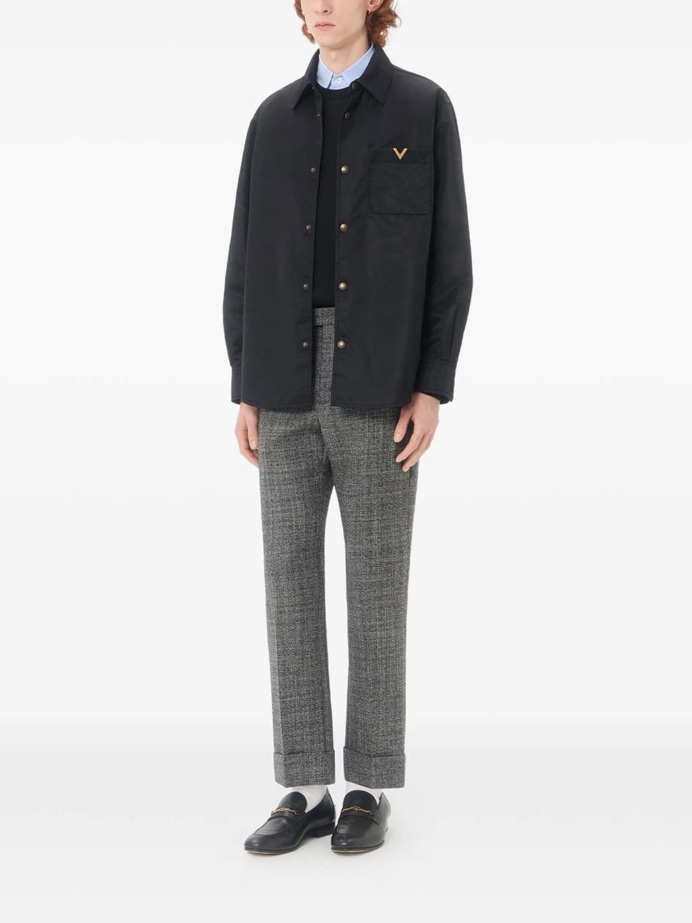 Valentino Garavani Men Valentino Wool Jumper With Vlogo Embroidery