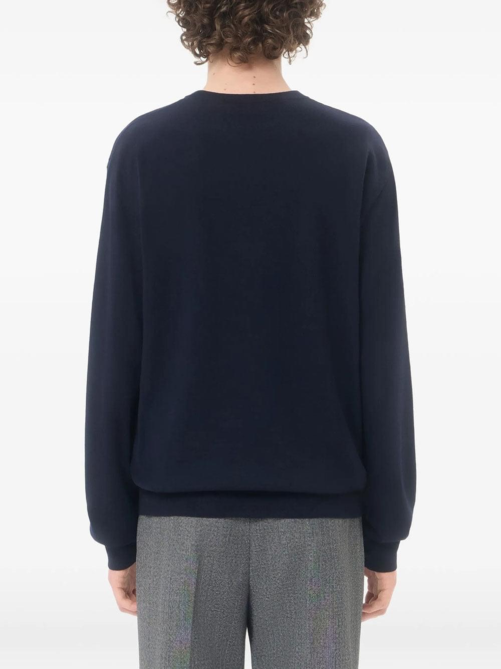 Valentino Garavani Men Valentino Wool Jumper With Vlogo Embroidery