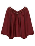 Zimmermann Women Aster Gathered Bead Blouse