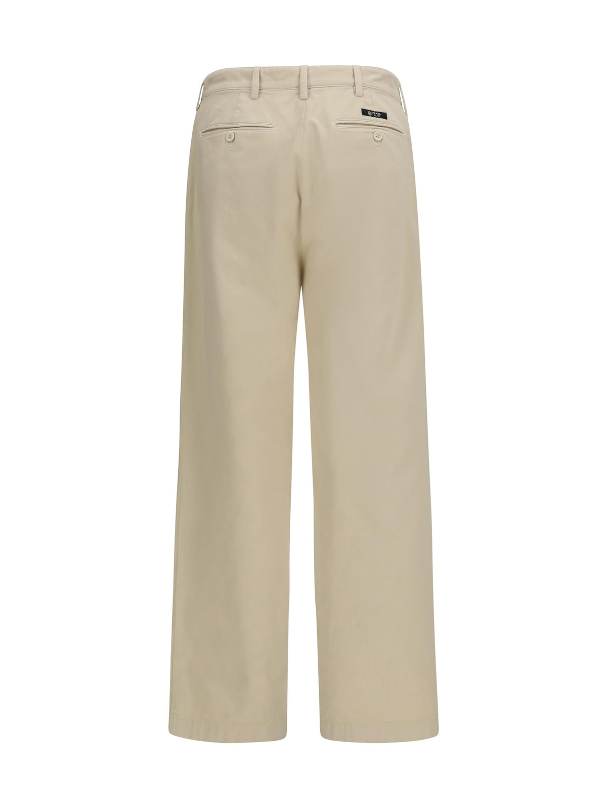 Prada Men Straight-Leg Cotton Pants
