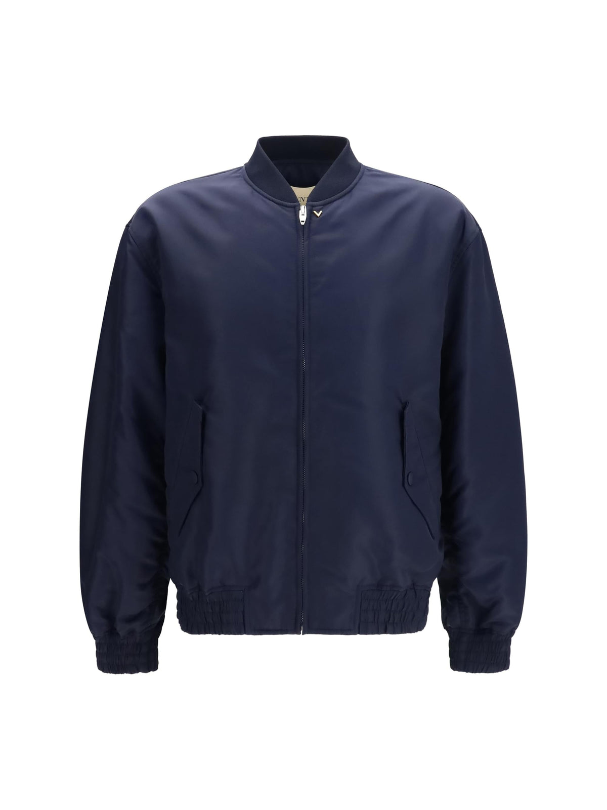 Valentino Men Nylon Jacket With Ruffles