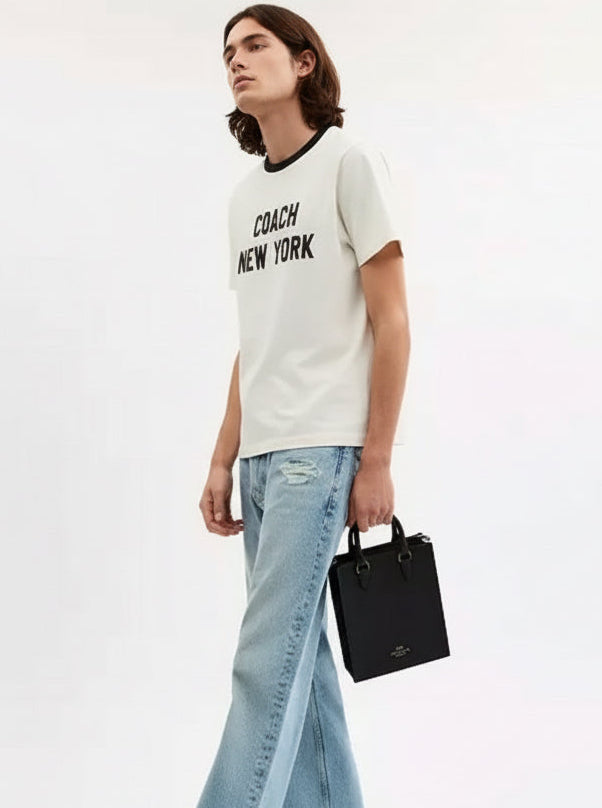NWT Coach Leather Dylan Tote Bag In Black