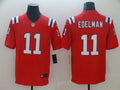 Men's New England Patriots Julian Edelman #11 Red Game jersey