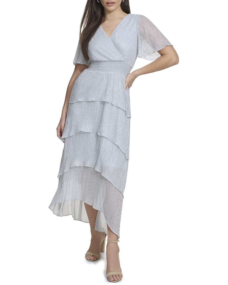 Kensie Shimmer Knit Midi Dress