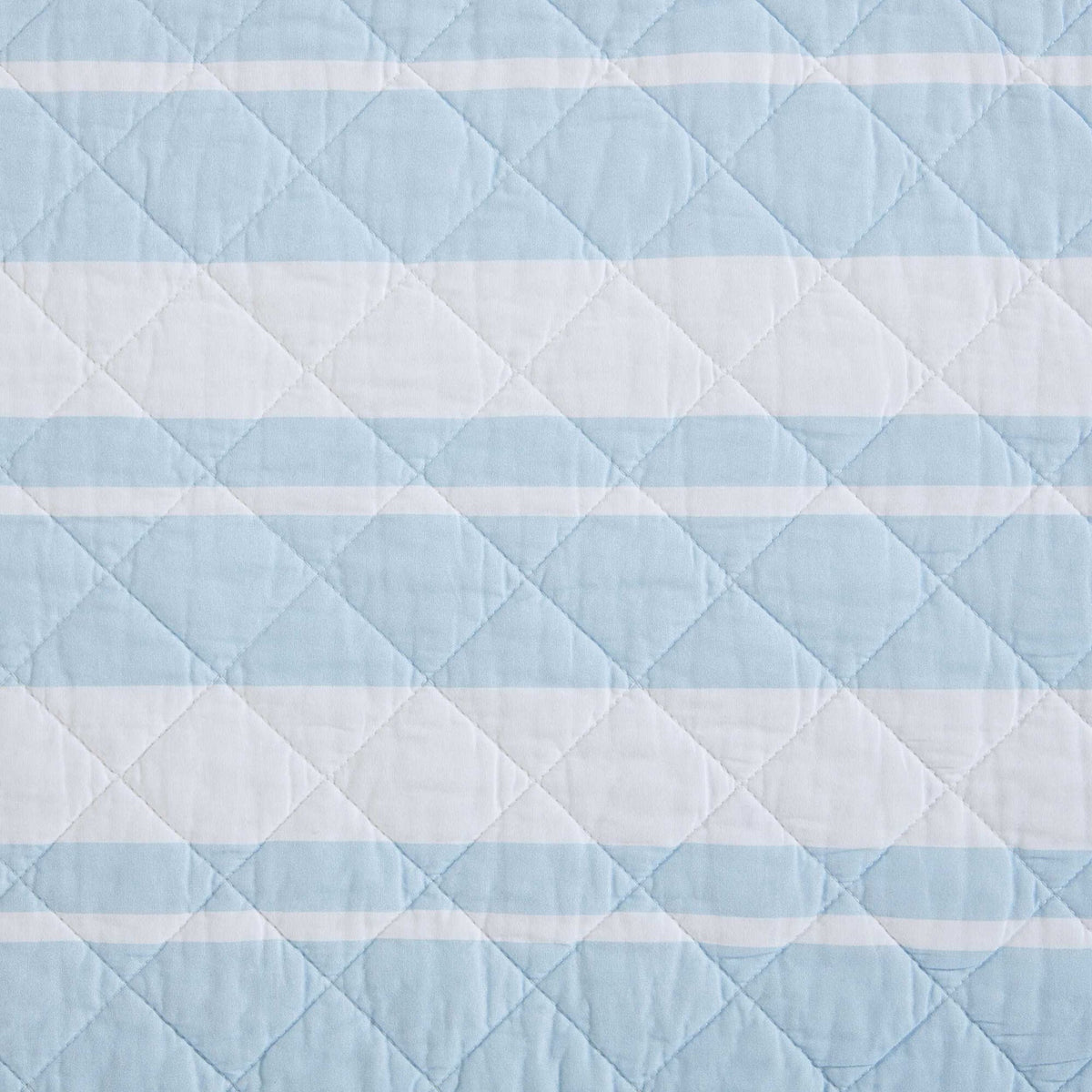 Nautica Seafront Stripe Blue Twin Quilt Set