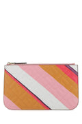 Fendi Women Multicolor Leather Clutch