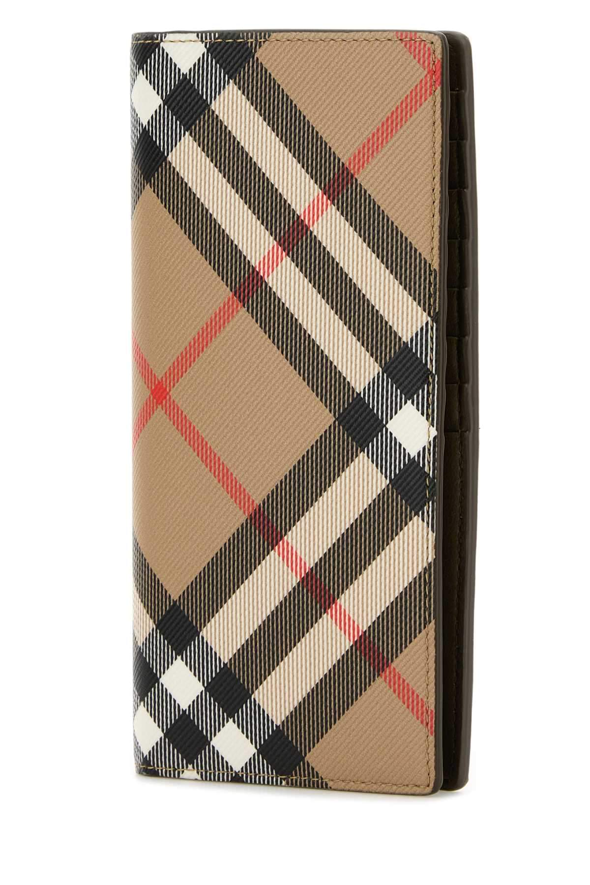 Burberry Men Printed Canvas Wallet