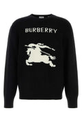 Burberry Men Black Wool Blend Sweater