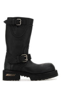 Balenciaga Women Black Leather Venom Boots
