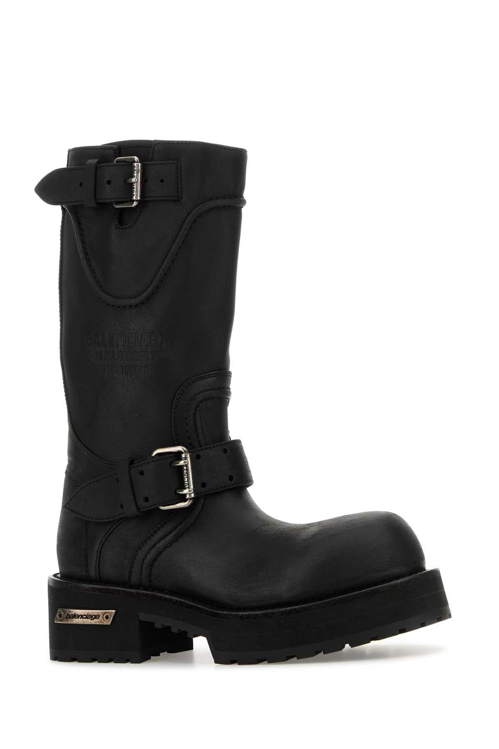 Balenciaga Women Black Leather Venom Boots