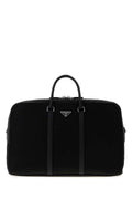 Prada Men Black Re-Nylon Travel Bag