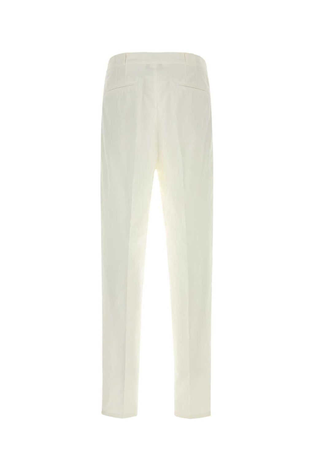 Brunello Cucinelli Men White Cotton Blend Pant