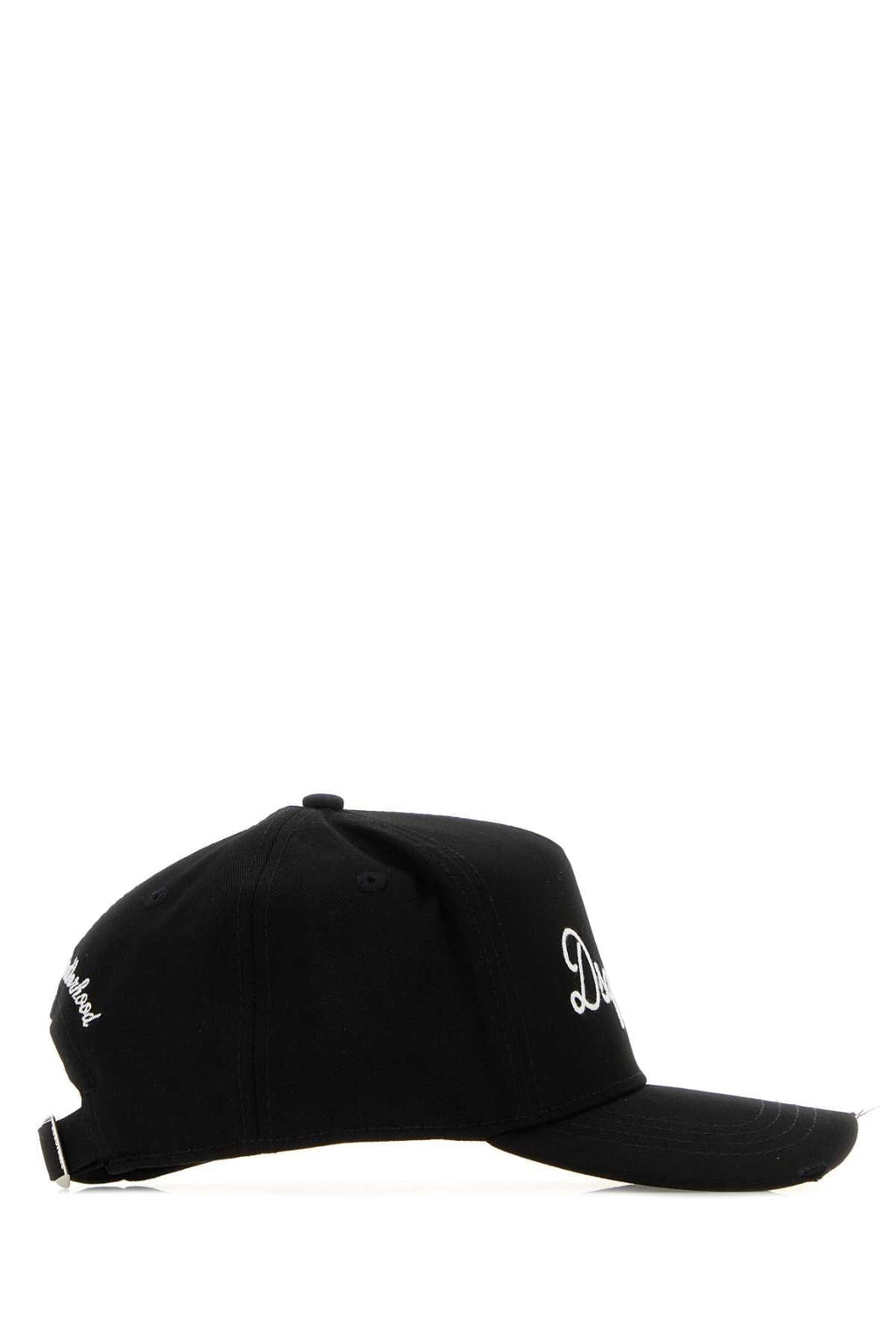 Dsquared Men Black Cotton Baseball Cap