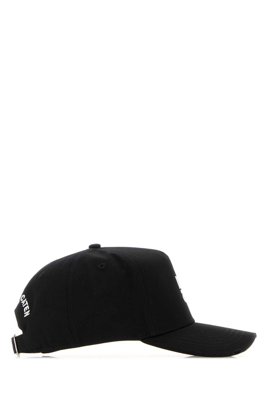 Dsquared Men Black Cotton Baseball Cap