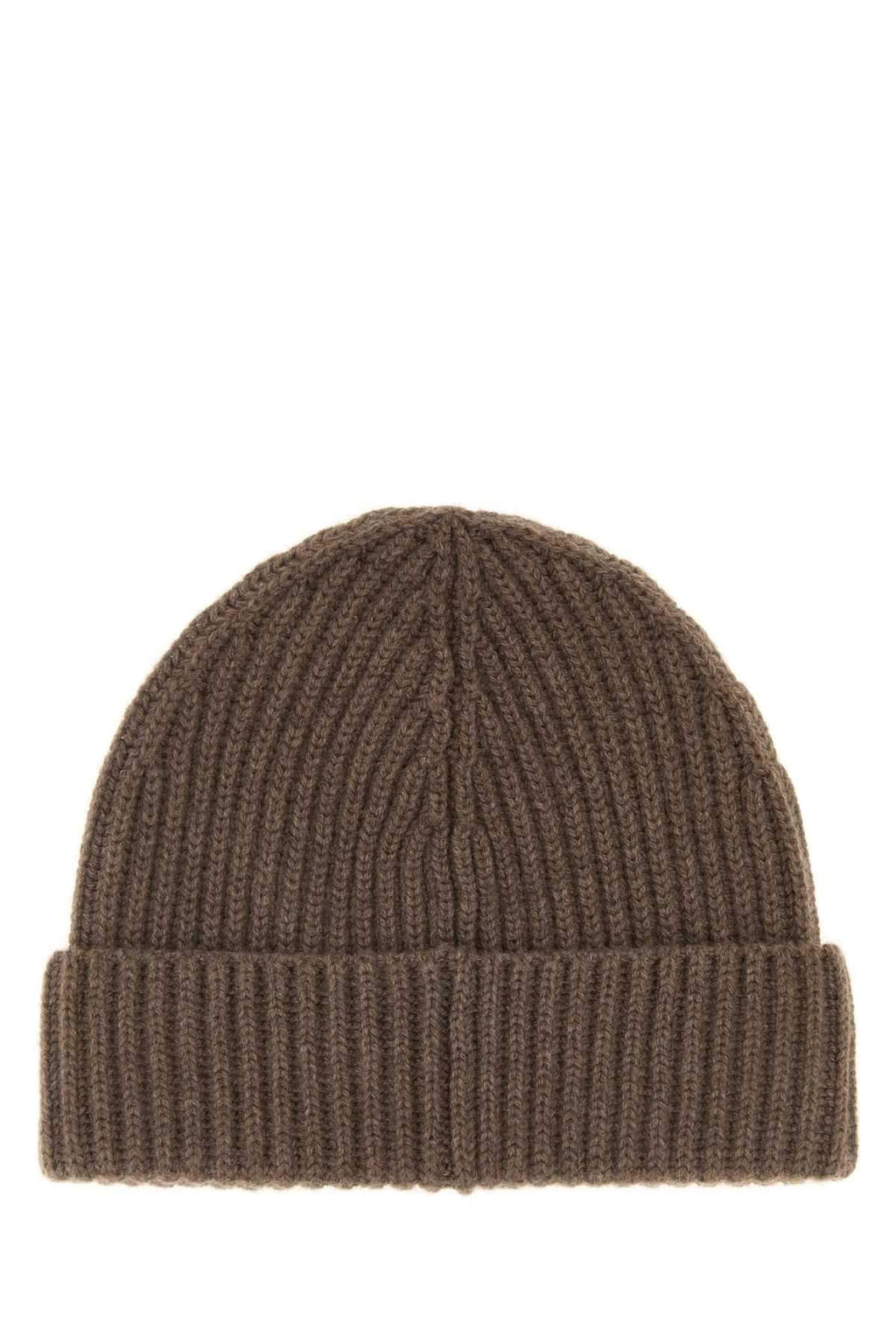 Loewe Men Brown Cashmere Beanie Hat
