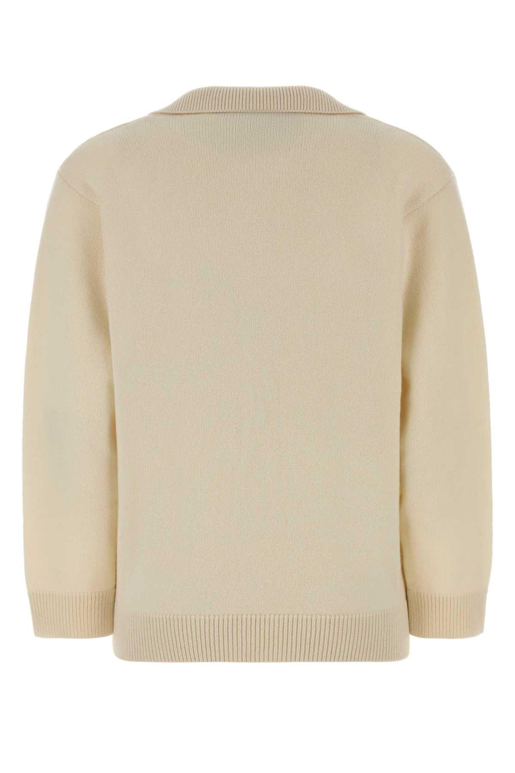 Valentino Garavani Women Ivory Cashmere Polo Shirt