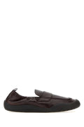 Prada Men Dark Brown Leather Speedrock Loafers