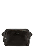 Prada Men Dark Brown Nappa Leather Crossbody Bag