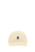 Prada Men Cream Cotton Baseball Cap