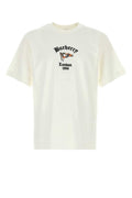 Burberry Men White Cotton T-Shirt