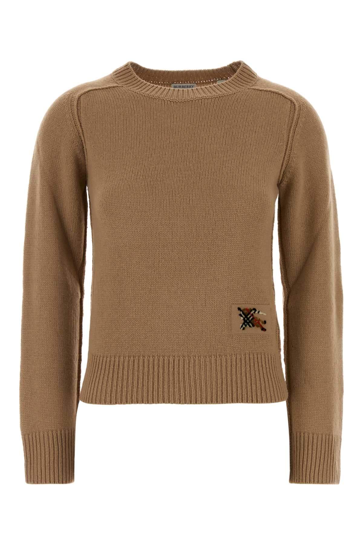 Burberry Women Beige Wool Blend Sweater