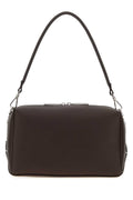 Fendi Men Dark Brown Leather Lui Medium Shoulder Bag