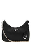 Prada Women Black Leather Re-Edition 2005 Shoulder Bag