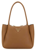 Prada Women Camel Leather Small Handbag