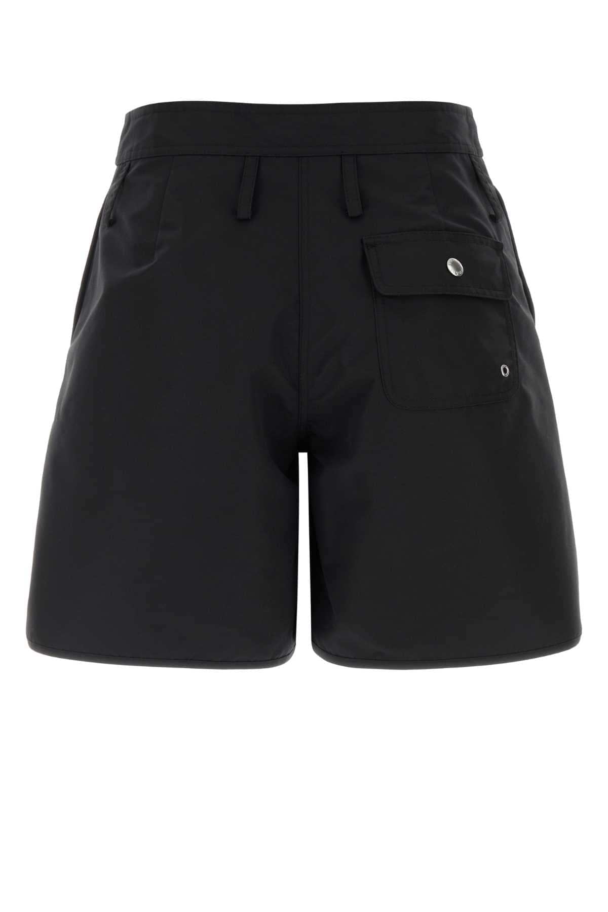 Prada Women Black Nylon Shorts