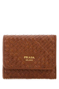 Prada Women Caramel Leather Wallet
