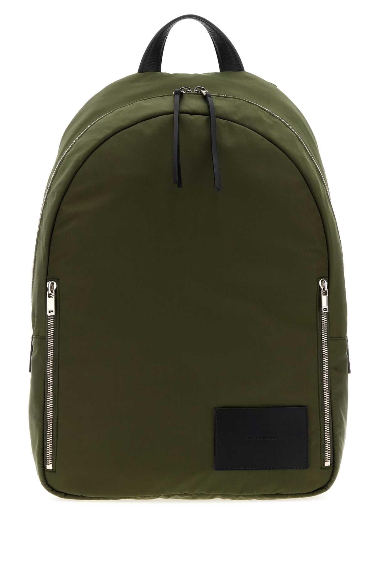 Jil Sander Men Olive Green Fabric Urban Backpack
