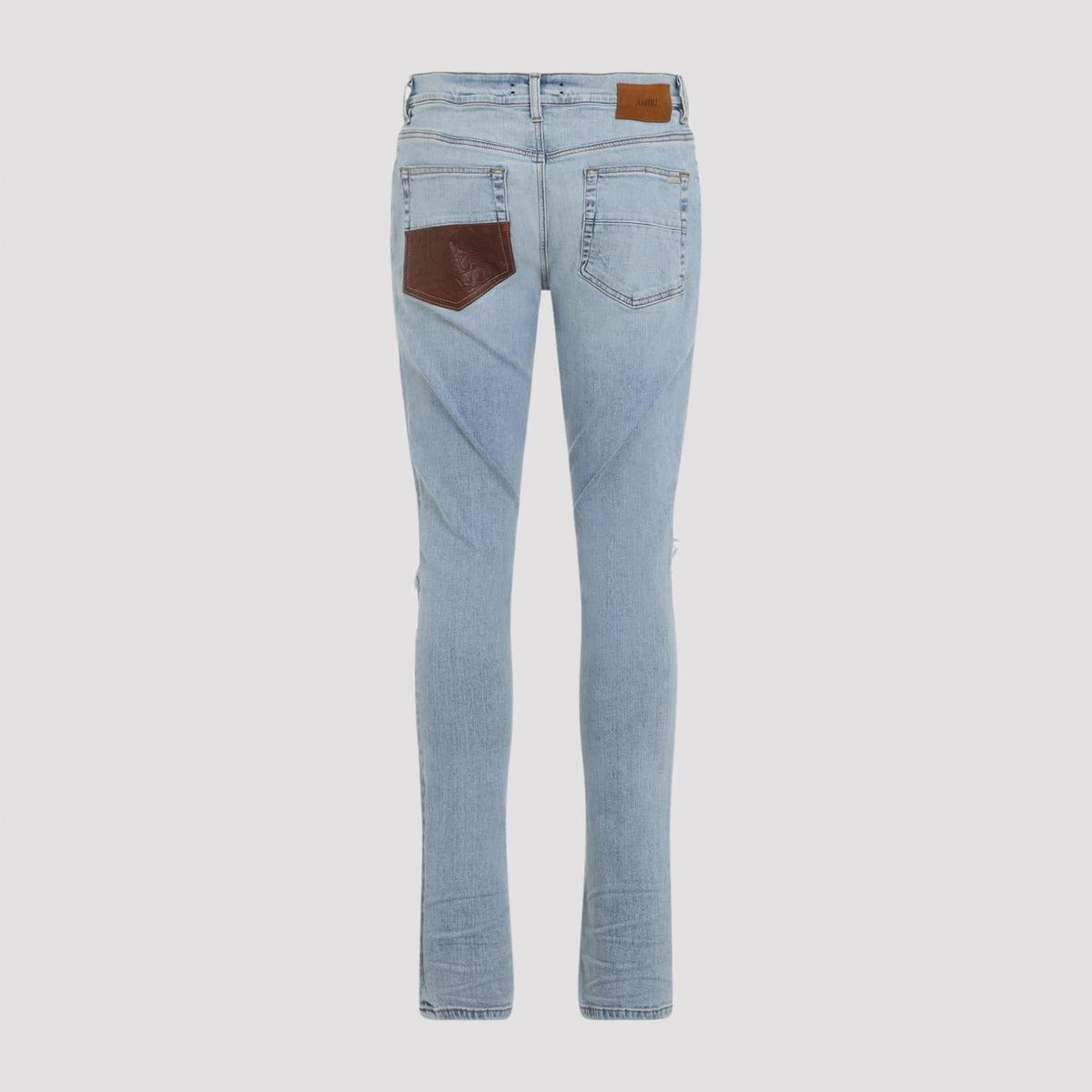 Amiri Crochet Leather Mx1 Jeans Men