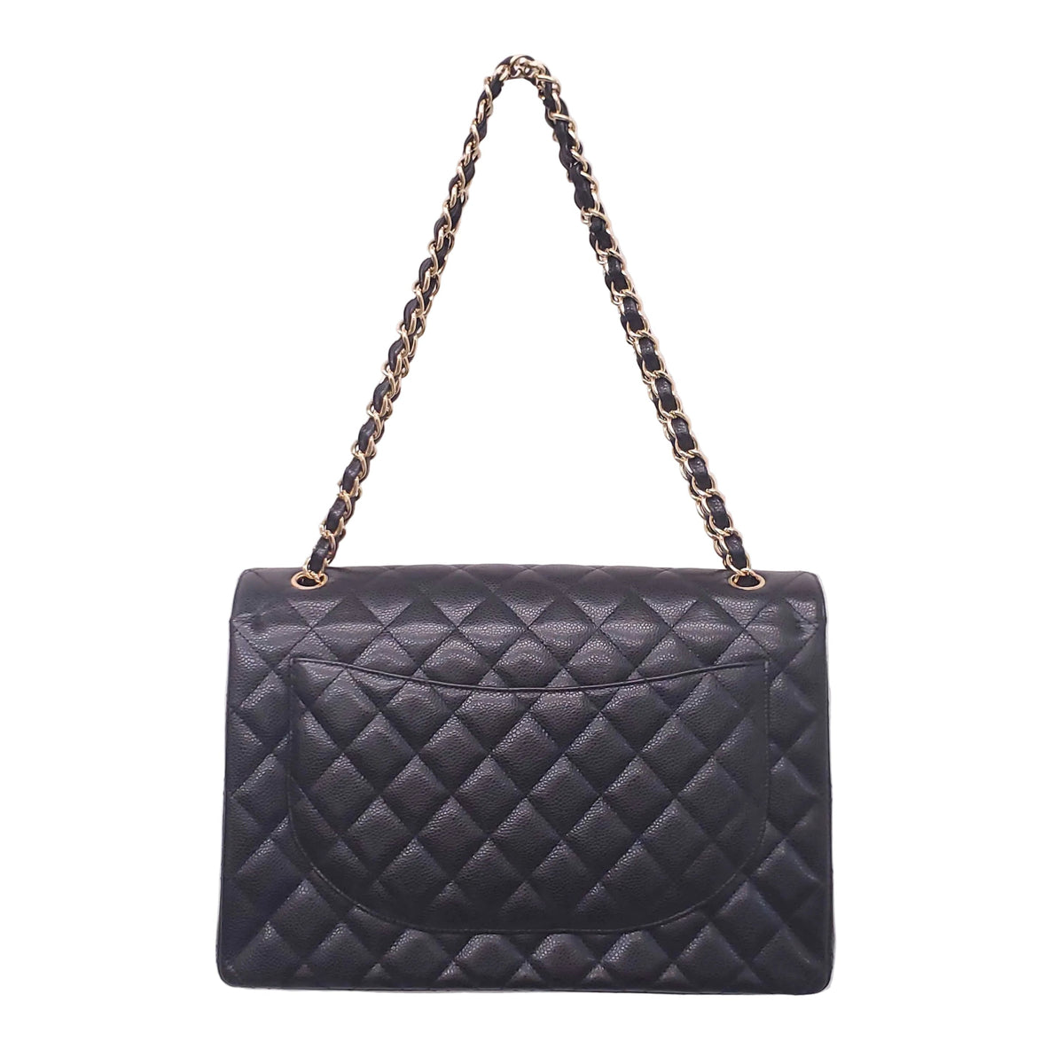 CHANEL MAXI CLASSIC CAVIAR DOUBLE FLAP
