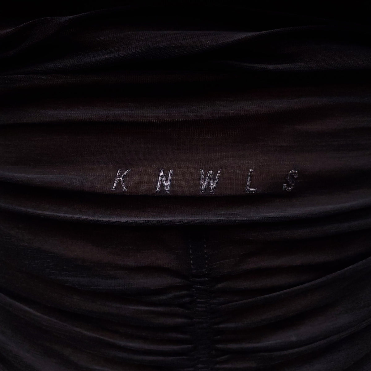 KNWLS RUCHED MINI DRESS - SIZE 14 (SIZE 8 US)