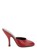 Jude Women Date Mule In Red Leather