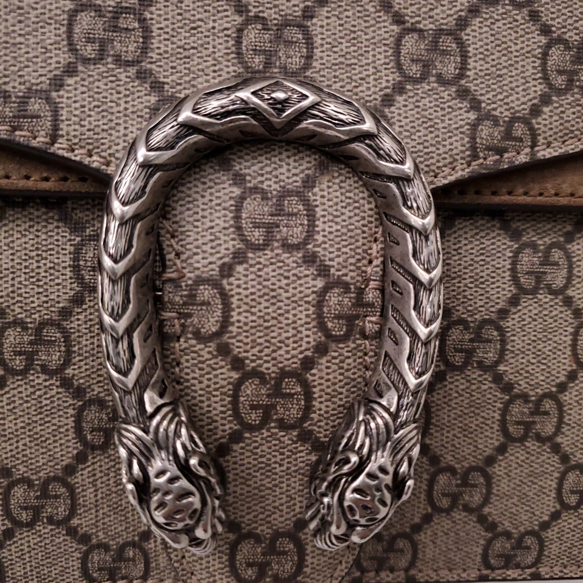 GUCCI TAUPE MEDIUM DIONYSUS BAG