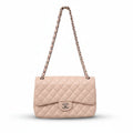 CHANEL NUDE JUMBO FLAP BAG