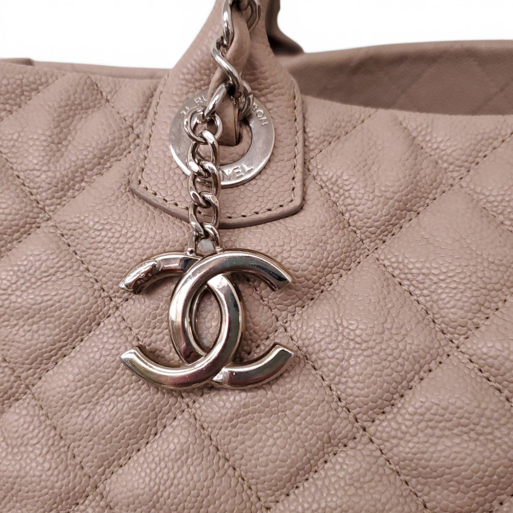 CHANEL NUDE CAVIAR TOTE BAG