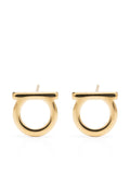 Ferragamo Women Gancini Earrings In Gold-Colored Brass For Women