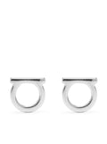 Ferragamo Women Gancini Earrings With Silver-Colored Brass Plate For Women