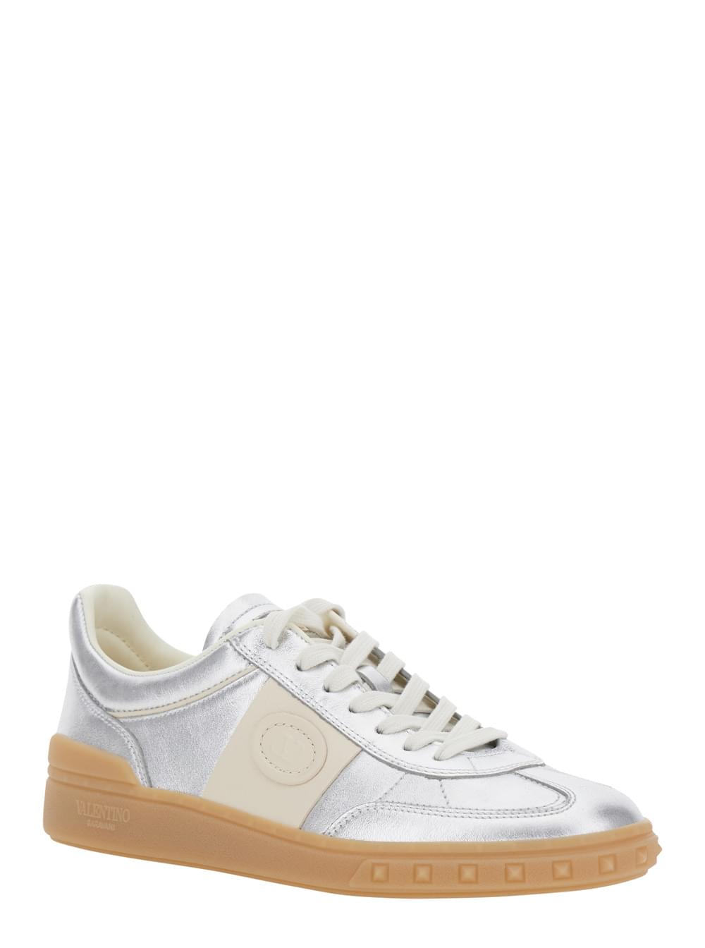 Valentino Garavani Women Sneaker | Upvillage | Crosta/Tess.Crochet Rafia/Vitello Nappat