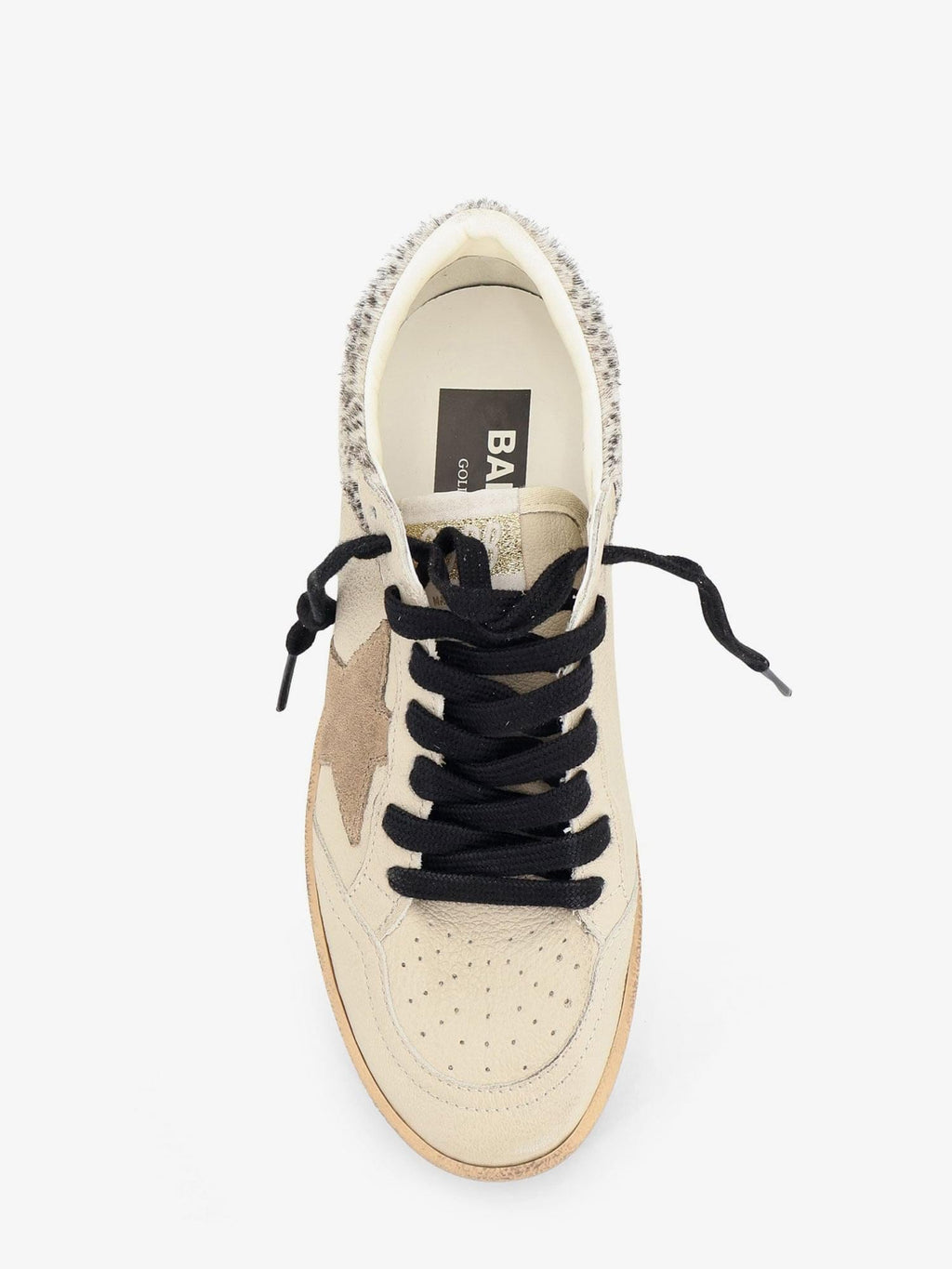 Golden Goose Deluxe Brand Women Ballstar Leather Sneakers With Iconic Side Logo